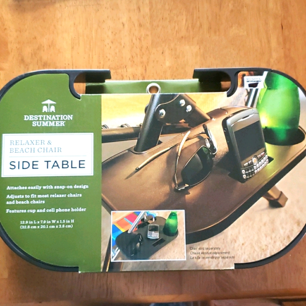 Relaxer & Beach Chair side table